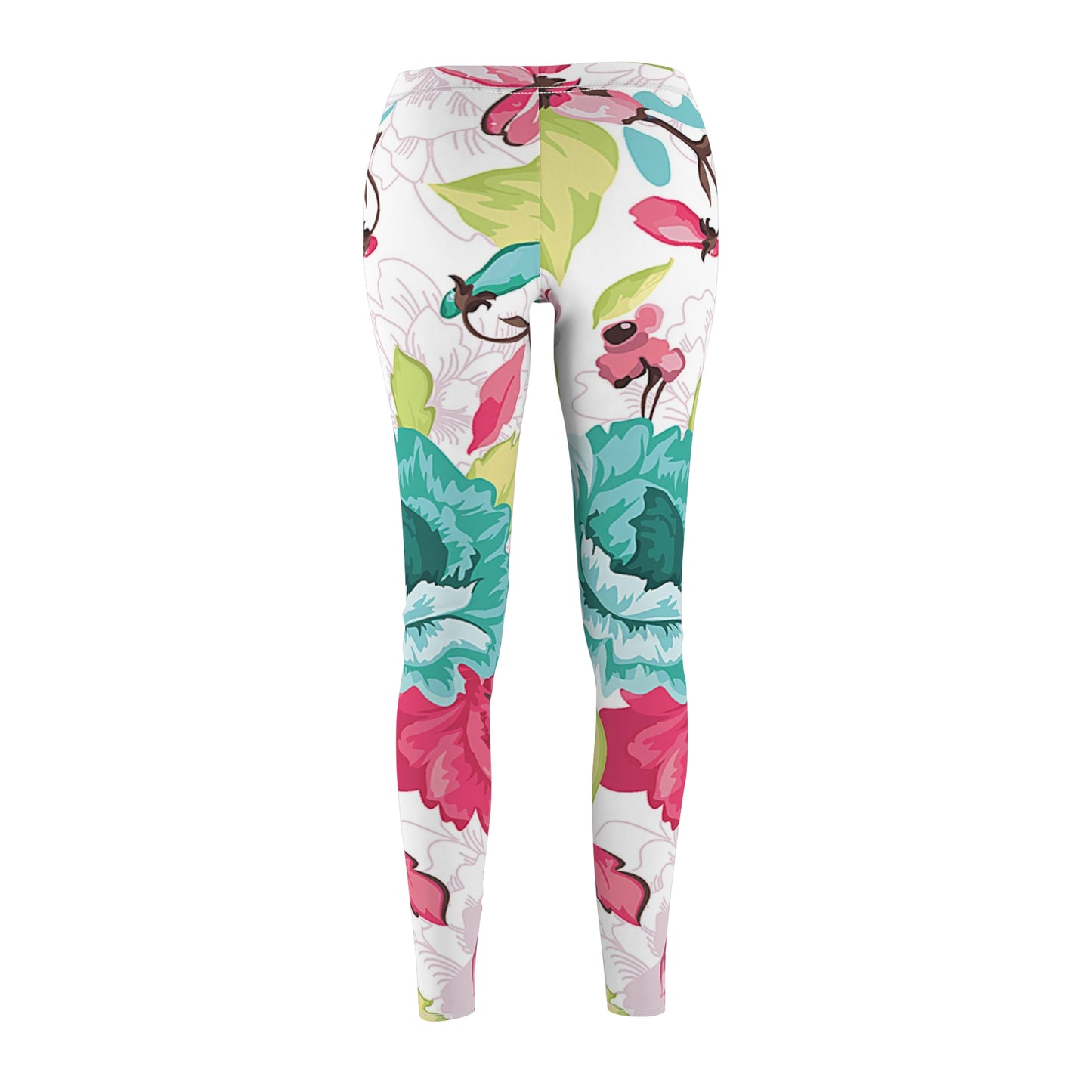 Women's Cut & Sew Casual Leggings Floral Print