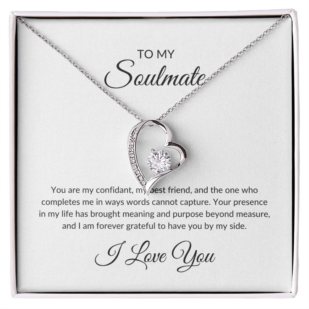 Forever Love Necklace To My Soul Mate