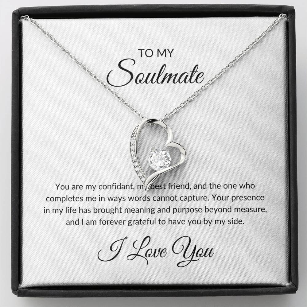 Forever Love Necklace To My Soul Mate