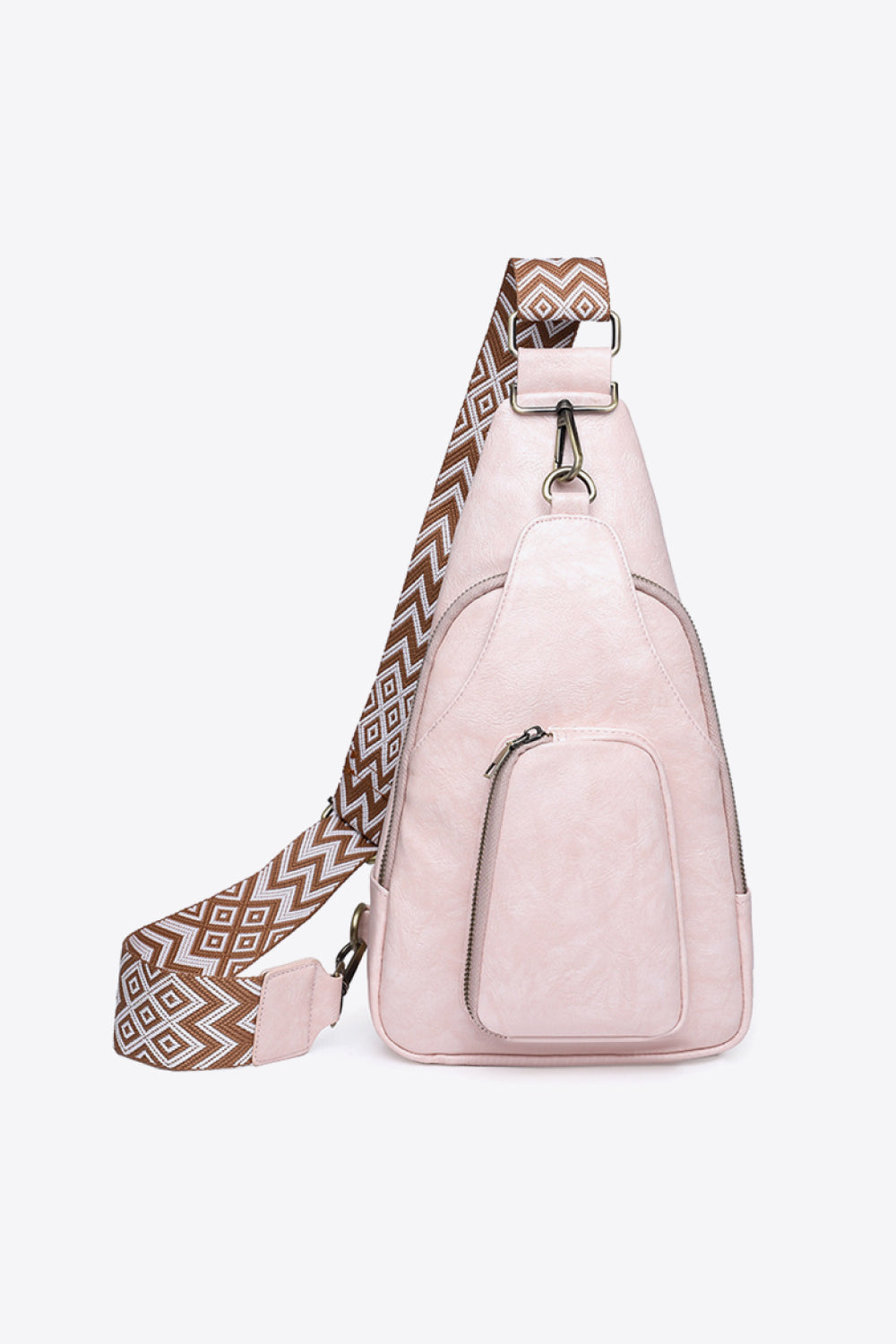 Baeful Take A Trip PU Leather Sling Bag