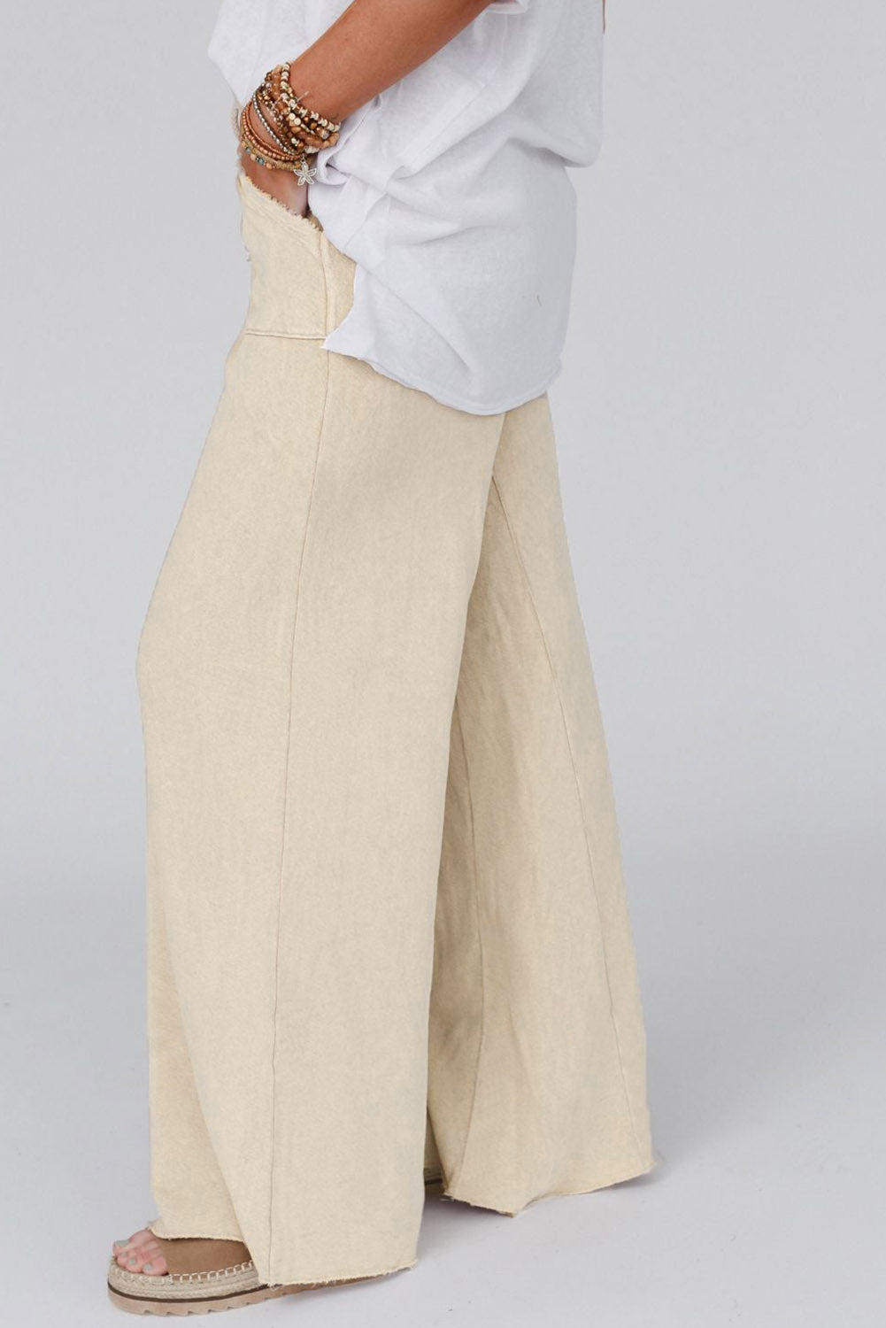 Wide Leg Pocketed Pants