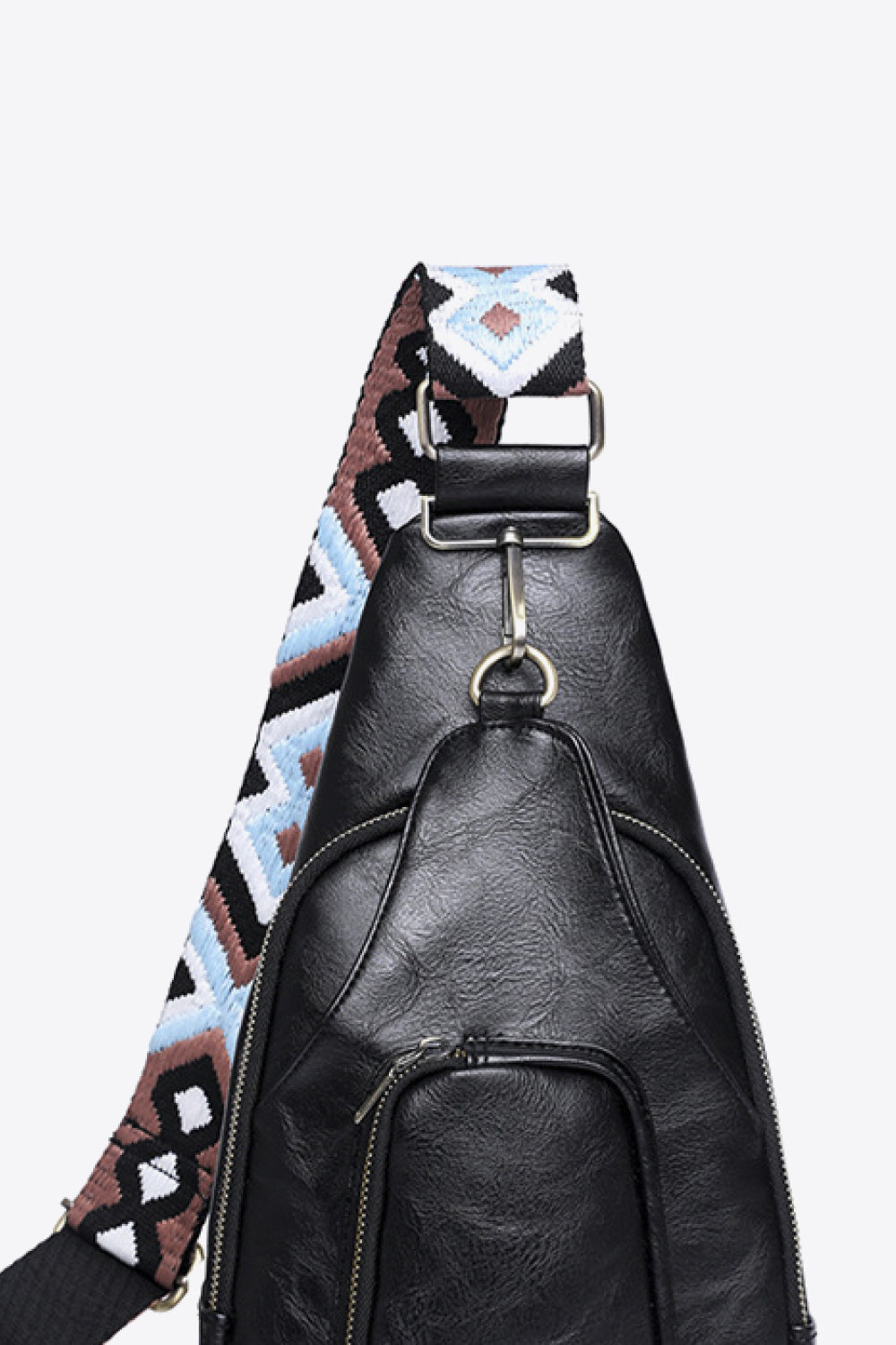 Baeful Take A Trip PU Leather Sling Bag