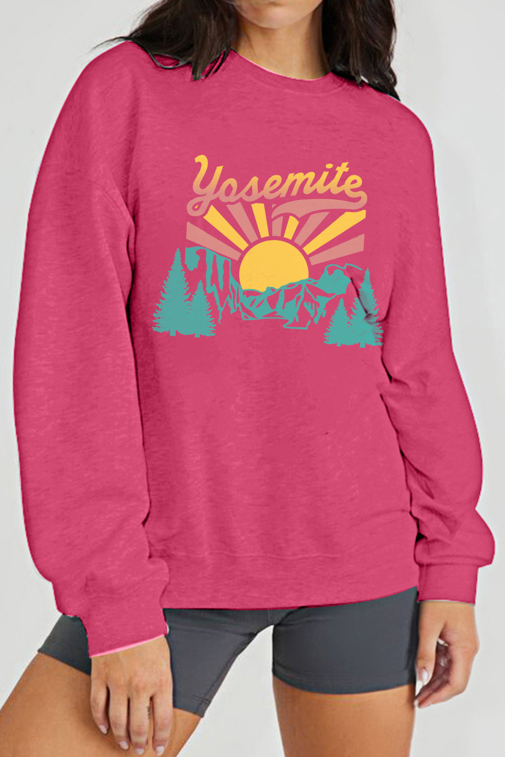 Simply Love Simply Love Full Size YOSEMITE Graphic Sweatshirt