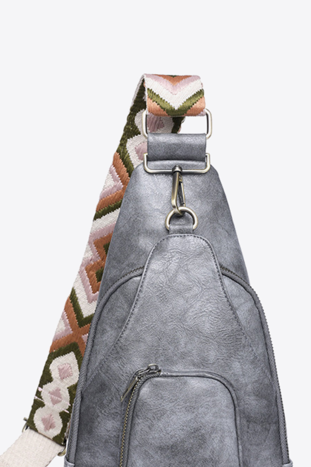 Baeful Take A Trip PU Leather Sling Bag