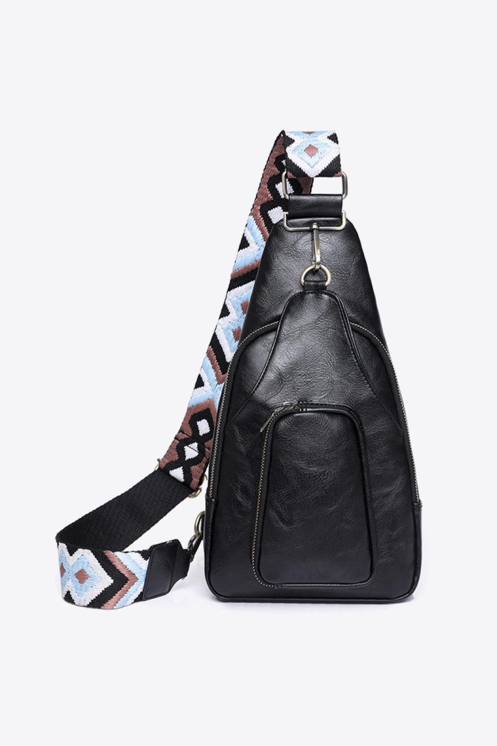 Baeful Take A Trip PU Leather Sling Bag