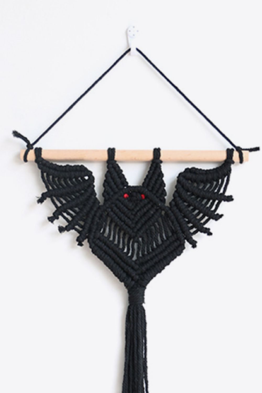 19.7" Bat Macrame Wall Plant Hanger