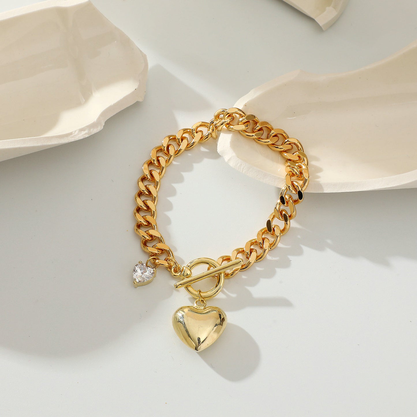 Heart Charm Bracelet